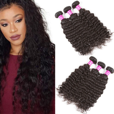 

Glary Brazilian 8A Unprocessed Human Hair Bundles Deep Wave Virgin Hair 3 Bundles 100 Cheap Hair Weaves For Black Women