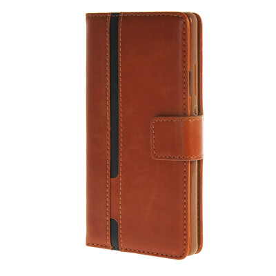 

MOONCASE Senior Leather Flip Wallet Card Slot Bracket Back чехол для Cover Huawei Ascend P8 браун