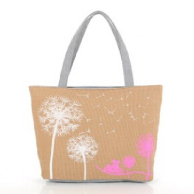 

Vogue Star Sale New 2018 Fashion Dandelion Canvas Bag Flowers Women Handbag Shoulder Bags Women Messenger Bags Bolsas YK40-789