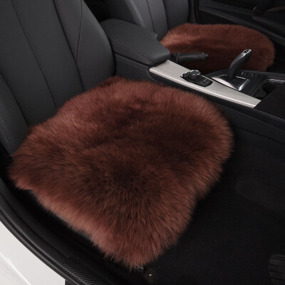 

Universal 100 Australian Pure Natural Wool Seat Cover12 Colors Winter Car Cushion 1 Whole Sheep Skin Seat Cushion Auto WSC_05