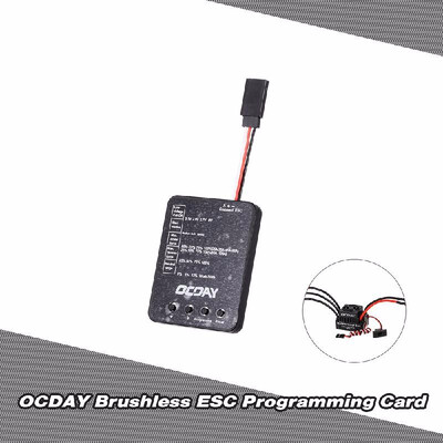 

Programming Program Card for OCDAY RC Car Brushless ESC Electronic Speed Controller