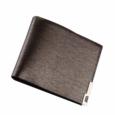 

Men Wallet Short European Vertical Ultra-thin Purse