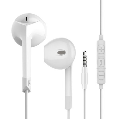 

Langsdom E6U Half In-ear Earphone for iPhone Stereo Hifi Headset with Microphone Earphones for Phone fone de ouvido Earbuds