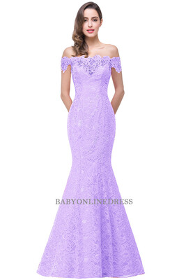 

Elegant Crystal Beaded Red Royal Blue Lace Mermaid Long Evening Dresses 2018 Prom Party Dress