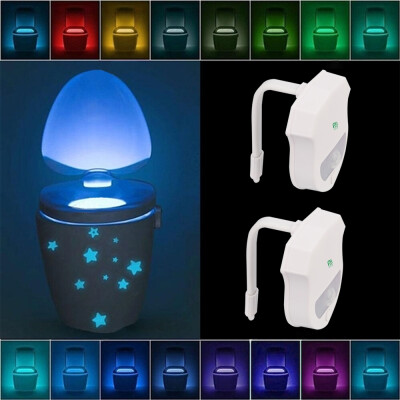 

816 Color LED Motion Sensing Automatic Bathroom Toilet Night Motion Activated Lamp