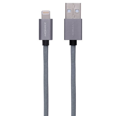 

MOMAX (MOMAX) Apple MFi сертифицированный кабель для передачи данных iphone8 / 7/6 / 6sPlus / X / 5s / SE / iPad зарядная линия нейлоновая ткань 3 м серый
