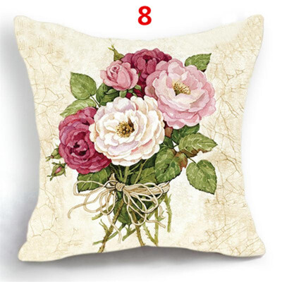 

Luxury Flower Vase Pillow Cushion Cover Plant Home Decor cojines decorativos para sofa Vintage Modern Cusion Cover