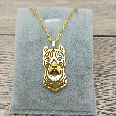 

New American Staffordshire Terrier Necklace Trendy Pit Bull Terrier Pendant Necklace Women Pet Jewellery Female Male Gift