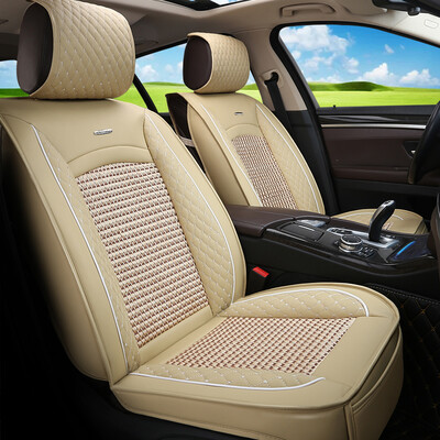 

BOLISH five four-season general-purpose car seat car seat cushion all surrounded by environmentally-friendly breathable car seat cover car seat cushion pad Hangzhou embroidery straw machine standard models warm rice