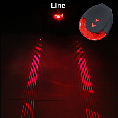 

Bike Tail light 5LED10Laser USB rechargeable laser taillights Night Cycling Safety warning Lamp