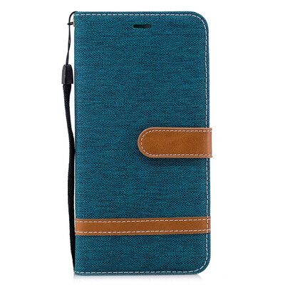 

GANGXUN®Huawei Honor 7C Stand Case Wallet Card Slots Denim Jeans Leather Case With Stand