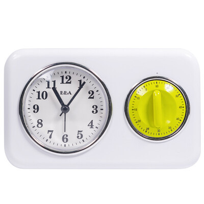 

BBA alarm clock creative fashion home kitchen dedicated timer countdown clock quartz clock T91133 white