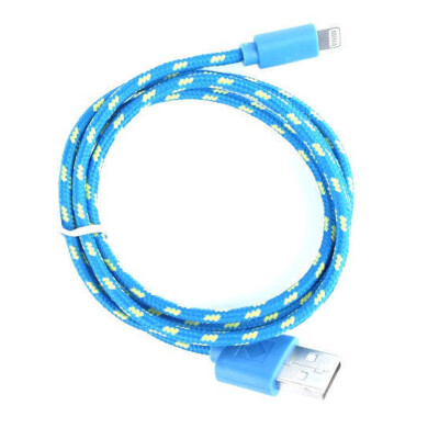 

Colorful 3Ft 6Ft 10Ft Hemp Rope Braided USB Cable Data Sync Charger Cord For iPhone 5 5C 5S 6 6S Plus