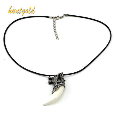 

1Pcs Men's Fashion Jewelry Retro Carving Wolf Head Pendants Necklaces Chain New