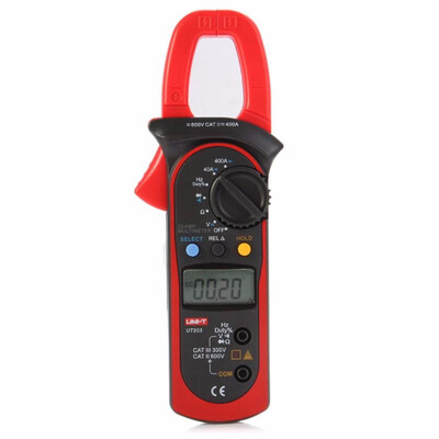 

UNI-T UT203 LCD Digital Clamp Multimeter Auto Manual Range Handhold Test Device
