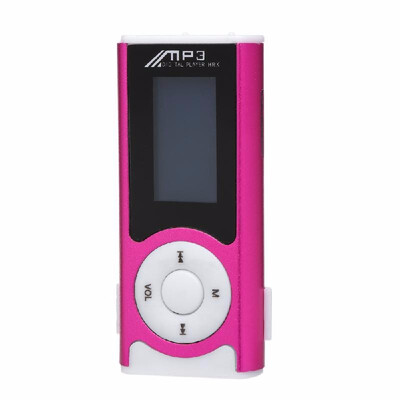 

Mini Clip MP3 Digital Music Player Support TF Card Reading Sport Audio Player 13 Inches LCD Screen No TF Card Included