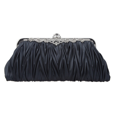 

Fawziya Satin Pleated Clutch Purses For Women Evening Clutches For Wedding And Party