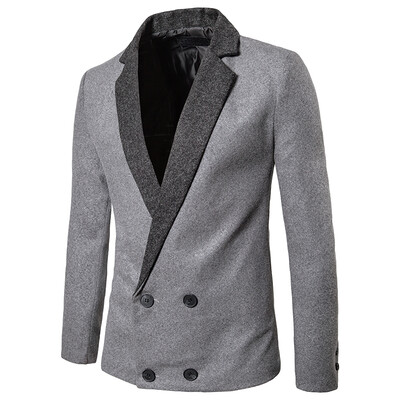 

Men Blazer Slim Fit Costume Homme Suit Jacket Masculine Blazer
