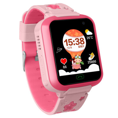 

Spicy new second generation T02A phone watch small pepper produced childrens smart watch 360 security protection mobile Unicom Telecom 4G remote camera GPS smart positioning watch pink