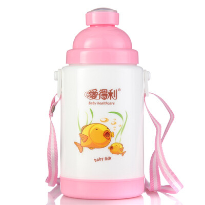 

Love hair care children&39s kettle baby silicone suction bumper dust cover strap insulation kettle 350ml DT-350 color random