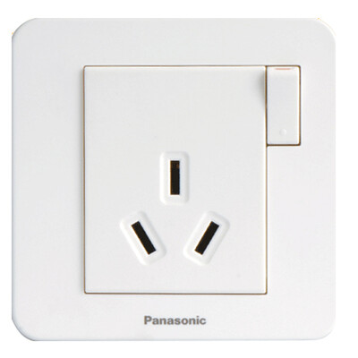 

Panasonic Panasonic 86-type switch socket 10A three holes with switch socket Jane still series WMZ602 elegant white