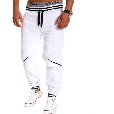 

New Fashion Male Cotton Personality Nightclub Drop Crotch Hip Hop Trousers Men Harem Pants