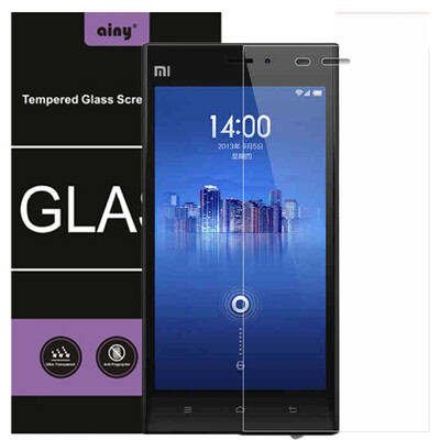

Ainy 0.33mm Best selling tempered glass screen protector for Xiaomi MI3