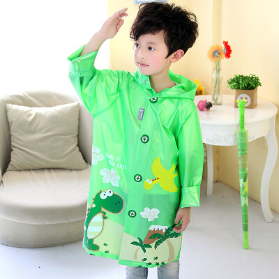 

Is a move kendo children&39s raincoat with a package of primary school students poncho children&39s cartoon raincoat R1 green dinosaur  code