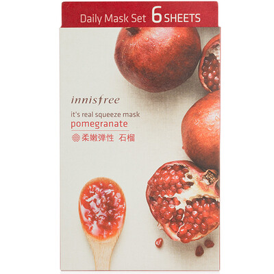 

Jingdong supermarket Yue poetry wind Yin innisfree really fresh Mo-mask - pomegranate 20ml 6 moisturizing moisturizing sleep skin care skin care products