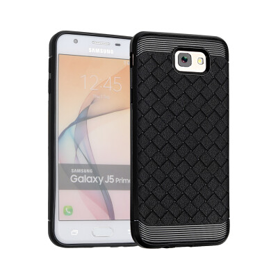 

Goowiiz Luxury Phone Case For Samsung Galaxy J330J3 Pro Ultra Thin Ventilation Grid Weave Soft Anti fall Full Protective