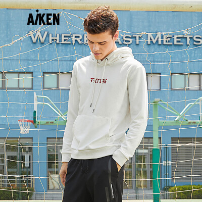 

Aiken love Kensen horse brand 2018 autumn&winter AK417141064 sweater hooded black