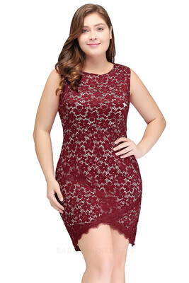 

Short Lace Cocktail Dress Plus size 2017 Women Sexy Sleeveless robe de Cocktail Dresses Party Bodycon Cheap Party Dress