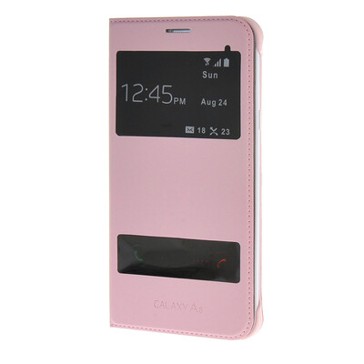 

MOONCASE Samsung Galaxy A8 чехол для View Slim Leather Flip Pouch Cover Pink