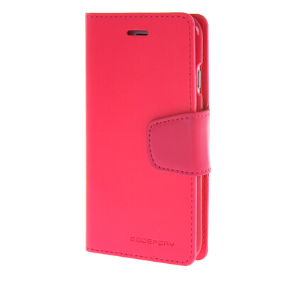 

MOONCASE чехол для iPhone 6 (4.7") PU Leather Flip Wallet Card Slot Stand Back Cover Hot pink