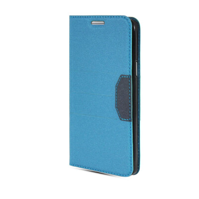 

MOONCASE Leather Side Flip Wallet Card Slot Pouch Stand Slim Back Case Cover for Samsung Galaxy A7 Blue