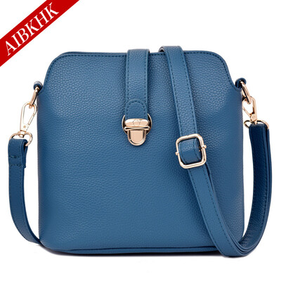 

Aibkhk женская мода натуральная кожа сумки с 2-слойные кожа коровы сумка Cross body сумка четыре цвета M533