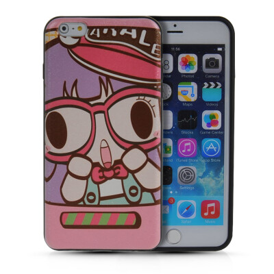 

MOONCASE cute Pattern Soft Flexible Silicone Gel TPU Skin Shell Back Case Cover for Apple iPhone 6 Plus