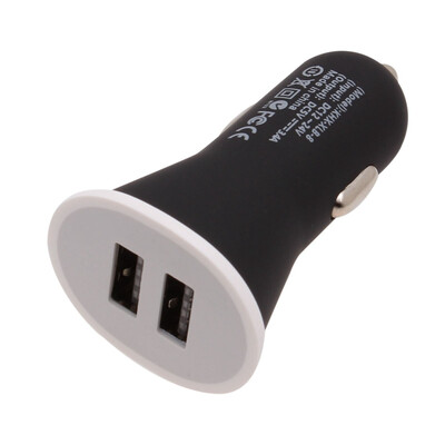 

Car Charger PDA Black Micro USB 2-Port For iPhone iPod Mobile Phone Nice