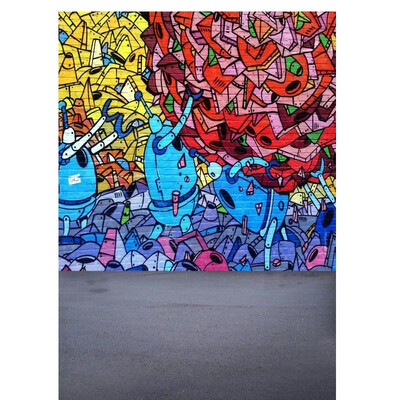 

Weird Picture Photo Backdrop 57FT Vinyl Fabric Cloth Digital Printing Photo Background s-1013