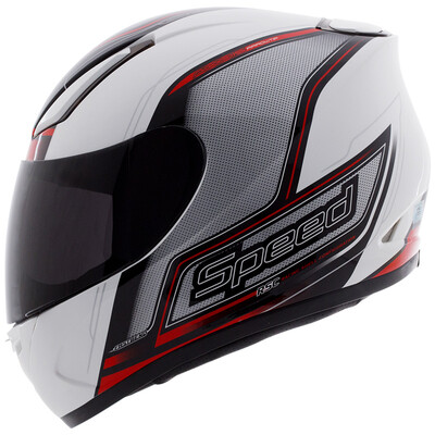 

YOHE 991 motorcycle helmet men&women personality cool game full face helmet winter warm full cover running helmet white red magic speed XL code
