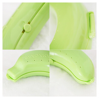 

mymei Hot Fruit Banana Food Protecter Box Holder Case Lunch Container Easy Storage