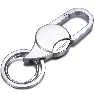 

JOBON Zhongyin брелок для ключа кольцо для ключей цепочка для ключей материнское кольцо пружина пряжка талия висит type ZB-8709C серебряный