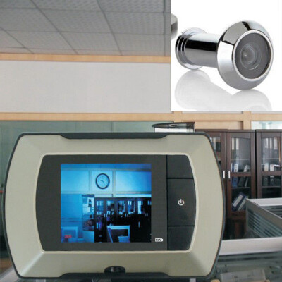 

2.4'' LCD Visual Monitor Door Peephole Peep Hole Wired Viewer Camera Video