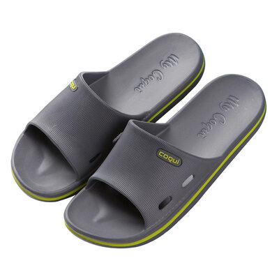 

Cool Fun Coqui Couple Home Slippers Household Bathroom Sandals Carbon Grey 4041 CQ7572