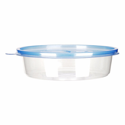 

OTOR Salad Bowl with Lid Take Away Plastic Food Container Clear Bowl Box for Fast Food Bento Microwaveable 150mm 360pcs