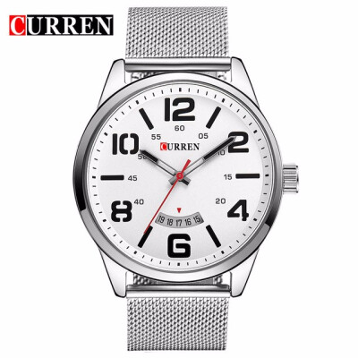 

Curren Watches Men Top Brand Luxury Cow Quartz-Watches Sport Mens Watches Waterproof Relogio Heren Hodinky 8236