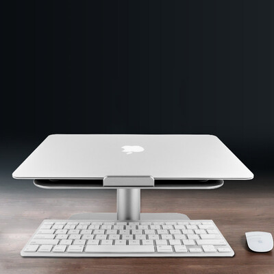 

IKEA notebook stand can be rotated aluminum alloy protection cervical vertebra desktop computer radiator bracket for Apple millet Lenovo&other A22