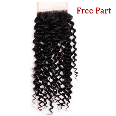 

NamiHair Wholesale Price Kinky Curly 4x4 Lace Closure Brazilian Virgin Human Hair Free Part Middle Part Three Part Remy Human