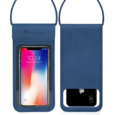 

Light travel mobile phone waterproof bag touch screen diving set underwater photo outdoor drifting seal waterproof cover deep sea blue S