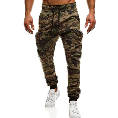 

Mens Fitness Slim Fit Sports Pants Pocket Splicing Casual Pants Mens Jogger Pants
